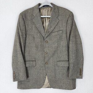 Ralph Lauren Jacket Mens 40R Brown Vintage Chaps Lambswool Sport Coat Blazer